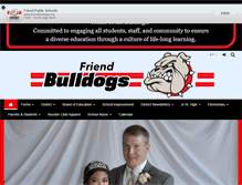 Tablet Screenshot of friendbulldogs.org